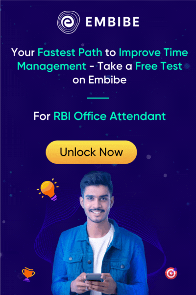 Take RBI Office Attendant Mock Tests Embibe