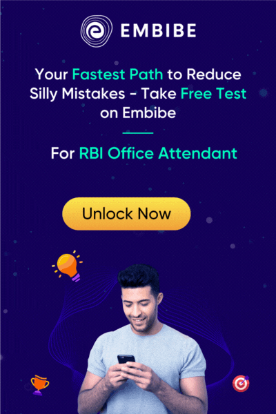 Take RBI Office Attendant Mock Tests Embibe
