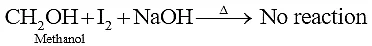 Methanol No reaction