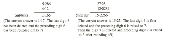 Subtraction of Number