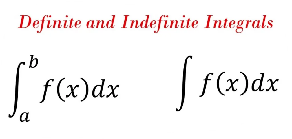 Definite and Indefinite Integrals