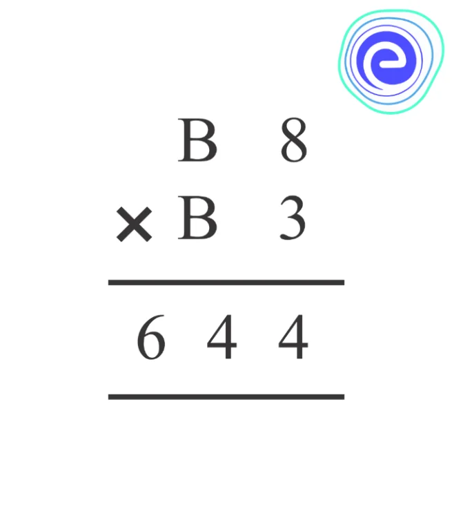 Find the value of B