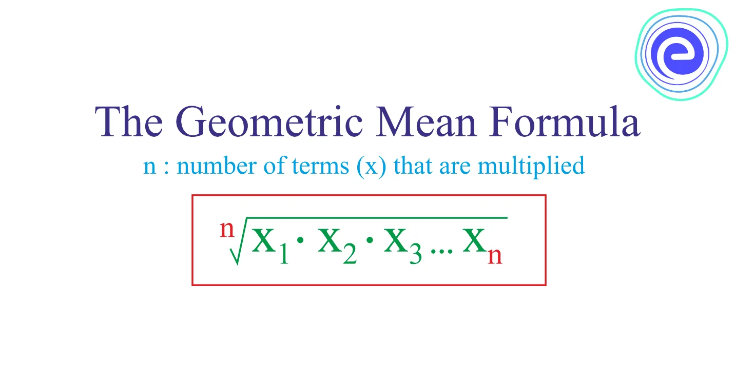 Geometric Mean Formula