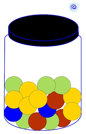 jar contains marbles